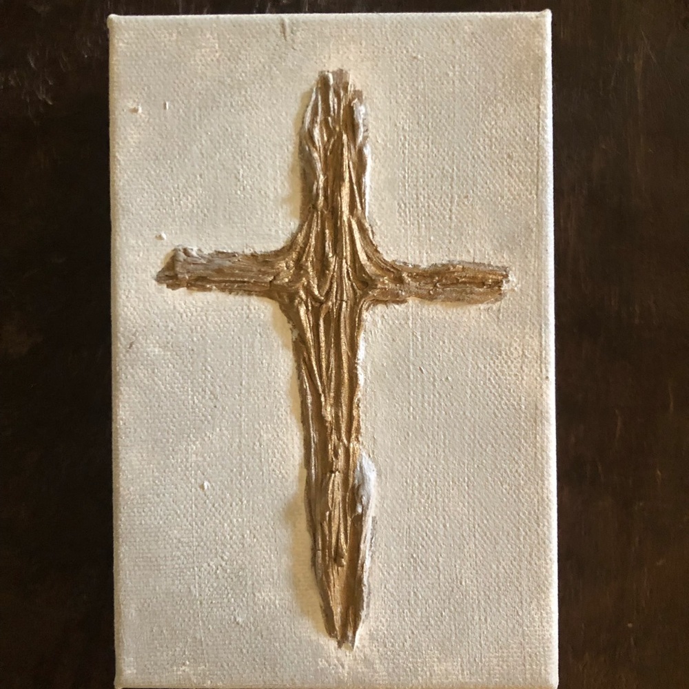 5x7in Cross Painting